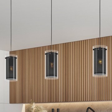 Eglo - Csillár zsinóron 3xE27/10W/230V