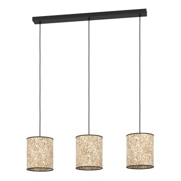 Eglo - Csillár zsinóron 3xE27/25W/230V