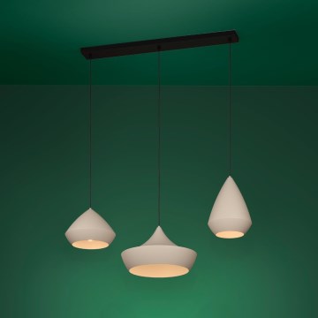 Eglo - Csillár zsinóron 3xE27/28W/230V bézs