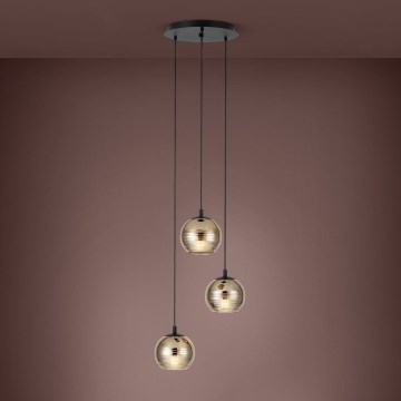 Eglo - Csillár zsinóron 3xE27/40W/230V