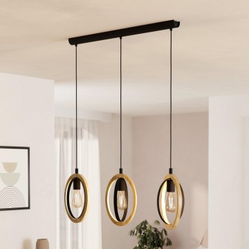 Eglo - Csillár zsinóron 3xE27/40W/230V