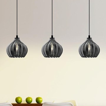 Eglo - Csillár zsinóron 3xE27/40W/230V