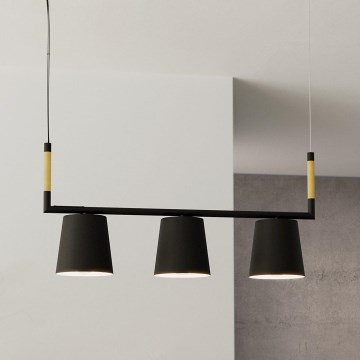 Eglo - Csillár zsinóron 3xE27/40W/230V