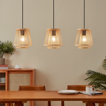 Eglo - Csillár zsinóron 3xE27/40W/230V