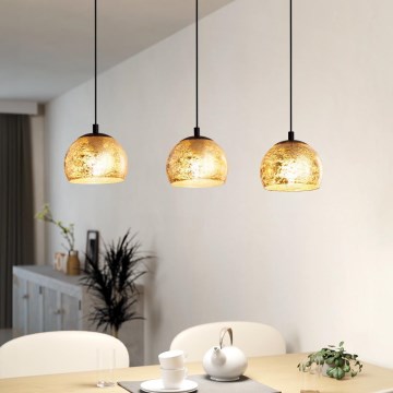 Eglo - Csillár zsinóron 3xE27/40W/230V