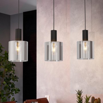 Eglo - Csillár zsinóron 3xE27/40W/230V