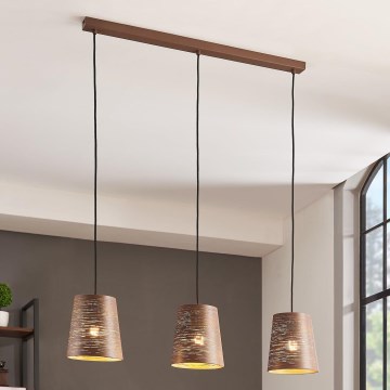 Eglo - Csillár zsinóron 3xE27/40W/230V