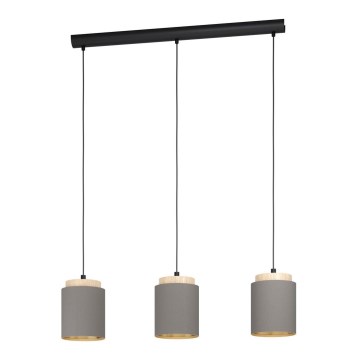 Eglo - Csillár zsinóron 3xE27/40W/230V