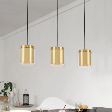 Eglo - Csillár zsinóron 3xE27/40W/230V