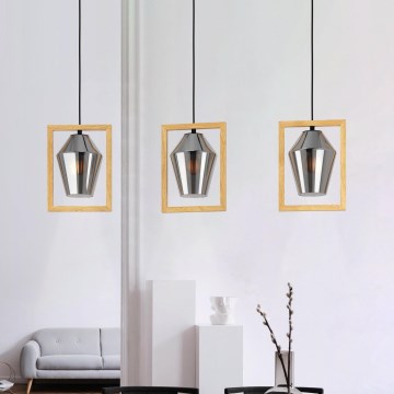 Eglo - Csillár zsinóron 3xE27/40W/230V