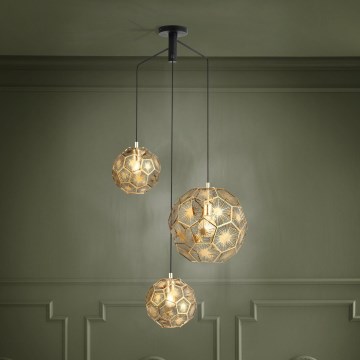 Eglo - Csillár zsinóron 3xE27/60W/230V