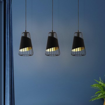 Eglo - Csillár zsinóron 3xE27/60W/230V