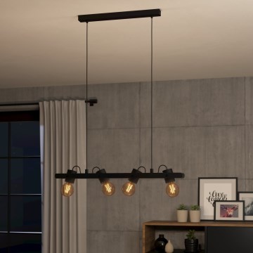 Eglo - Csillár zsinóron 4xE27/15W/230V