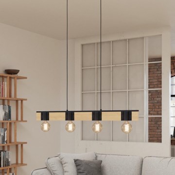 Eglo - Csillár zsinóron 4xE27/40W/230V