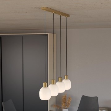 Eglo - Csillár zsinóron 4xE27/40W/230V