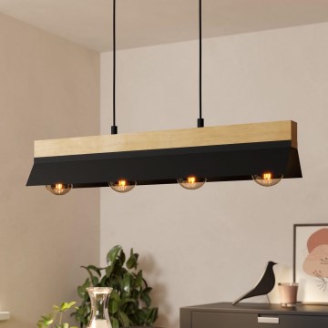 Eglo - Csillár zsinóron 4xE27/40W/230V