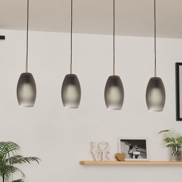 Eglo - Csillár zsinóron 4xE27/40W/230V