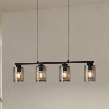 Eglo - Csillár zsinóron 4xE27/40W/230V