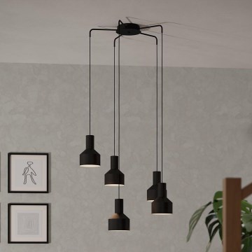 Eglo - Csillár zsinóron 5xE27/40W/230V