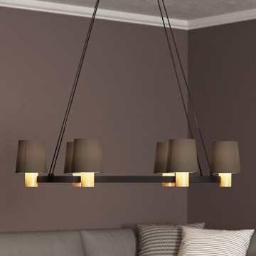 Eglo - Csillár zsinóron 6xE27/40W/230V