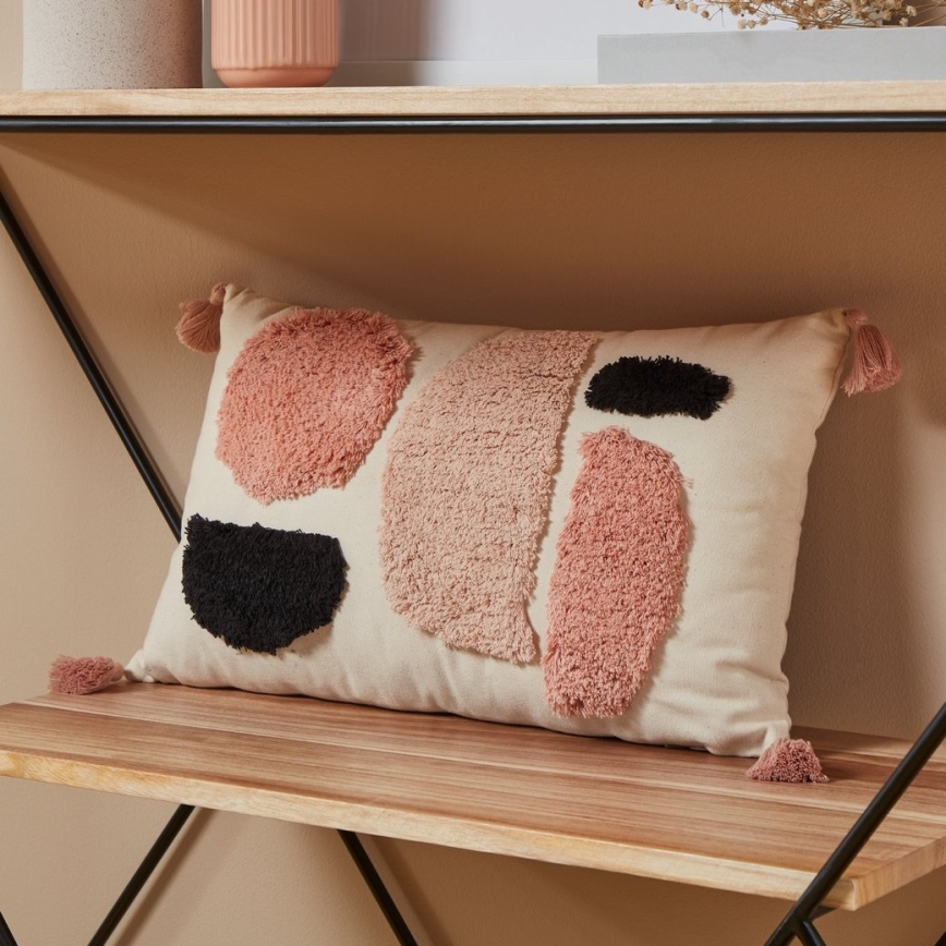 Eglo - Dekoratív párna 30x50 cm rózsaszín