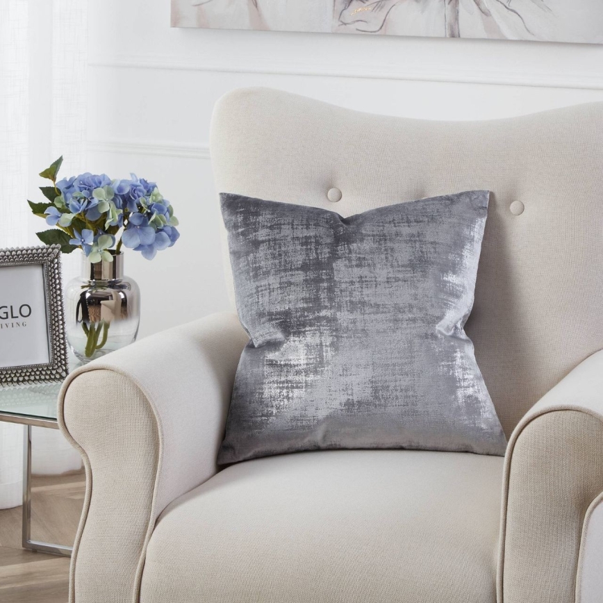 Eglo - Dekoratív párna 45x45 cm szürke