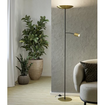 Eglo - dimmelhető LED állólámpa LED/26,5W/230V + LED/4W aranyszínű