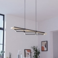 Eglo - Dimmelhető LED csillár kábelen 2xLED/13W/230V + LED/16W fekete/bézs