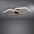 Eglo - dimmelhető LED mennyezeti lámpatest LED/20W/230V 2200-6500K sárgaréz + távirányító