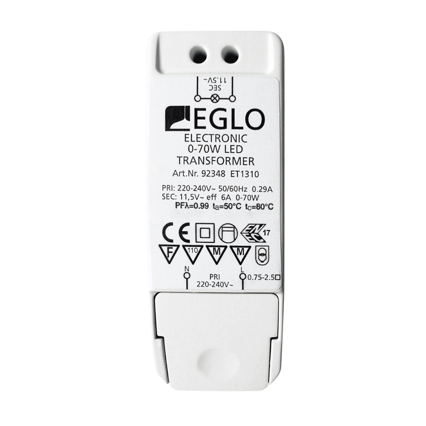 Eglo - Elektromos transzformátor 70W/230V/11,5V AC