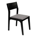 Eglo - Étkezőszék 84x55 cm fekete/szürke