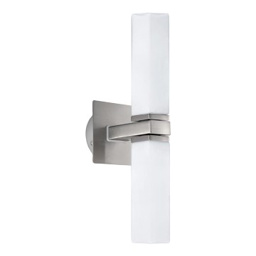 EGLO - Fali fürdőszobai lámpa 2xG9/40W opálüveg IP44
