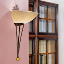 Eglo - Fali lámpa 1 x E27/60W antik barna/arany