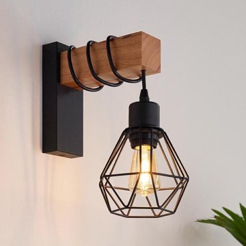 Eglo - Fali lámpa TOWNSHEND 1xE27/60W/230V