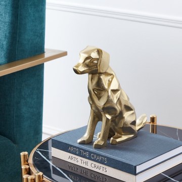 Eglo - Fém dekoráció 24,5x20 cm kutya/arany
