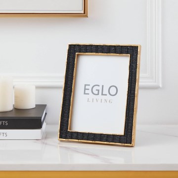 Eglo - Fényképkeret 13x18 cm fekete/arany