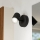 Eglo - Fürdőszobai fali spotlámpa 1xGU10/5W/230V IP44 fekete