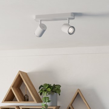 Eglo - Fürdőszobai spotlámpa 2xGU10/5W/230V IP44 fehér