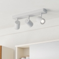 Eglo - Fürdőszobai spotlámpa 3xGU10/5W/230V IP44 fehér