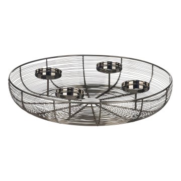 Eglo - Gyertyatartó 45 cm átmérőjű, fényes króm