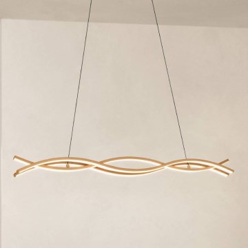 Eglo - kábeles LED függőlámpa LED/35W/230V bézs