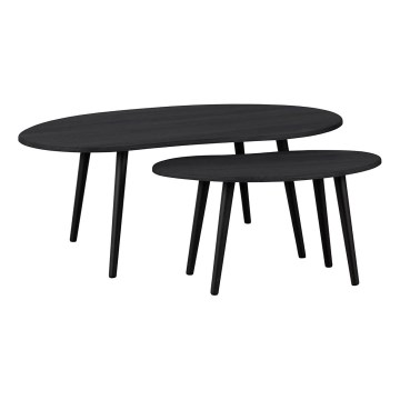 Eglo - KÉSZLET 2x Kisasztal fekete