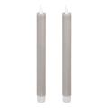 Eglo - KÉSZLET 2x LED Gyertya LED/1xAAA 24,5 cm szürke