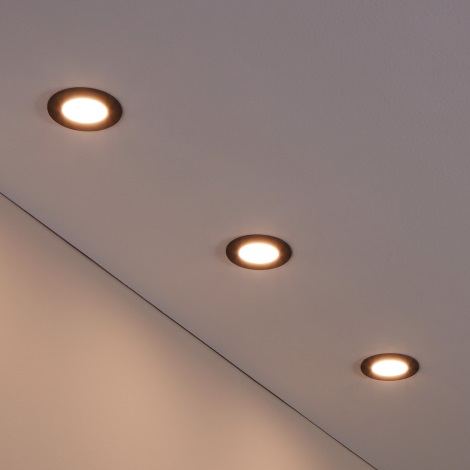 Eglo - KÉSZLET 3x LED Dimmelhető fürdőszobai beépíthető lámpa LED/2,8W/230V IP44 ZigBee