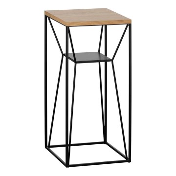 Eglo - Kisasztal 65,5x30,5 cm fekete/barna