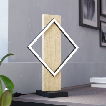 Eglo - LED asztali lámpa LED/13W/230V fekete/bézs