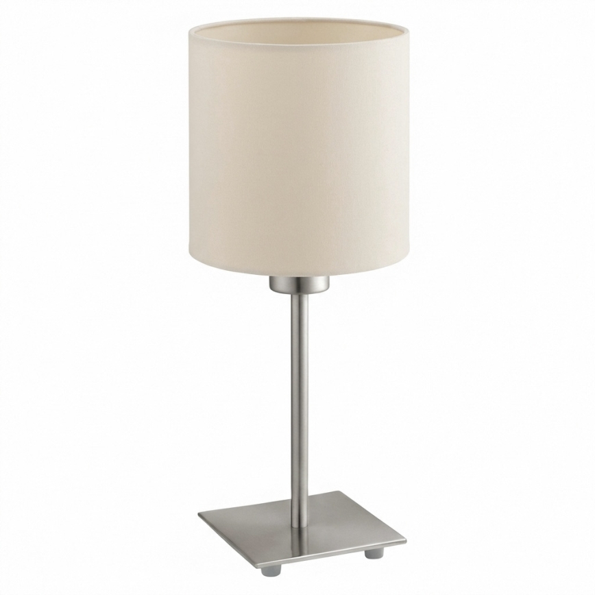 Eglo - LED asztali lámpa TUNJA 1xE27/60W/230V krémszínű