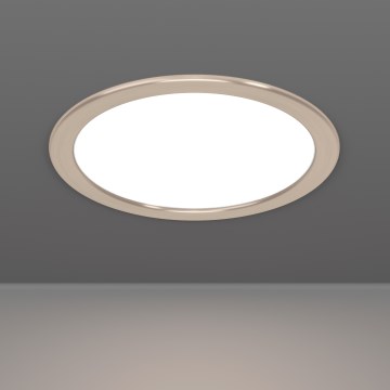 Eglo - LED beépíthető mennyezeti lámpa LED/18,5W/230V 2700/4000/6500K Ø 21,6 cm matt króm