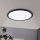 Eglo - LED beépíthető mennyezeti lámpa LED/22W/230V 3000K fekete átm. 22,5 cm