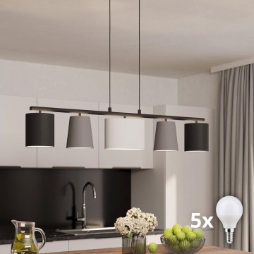 Eglo - LED csillár kábelen 5xE14/25W/230V